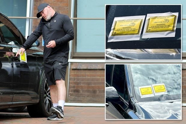 太阳报：鲁尼一家度假&汽车停在酒店外两天，吃到了两张罚单